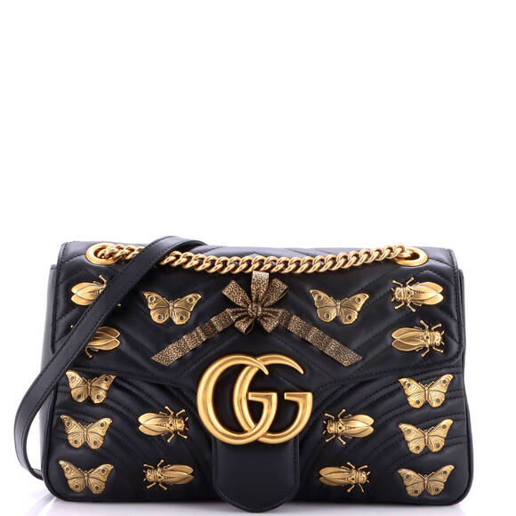 Gucci Handbags - Gucci Medium GG Marmont Flap Bag